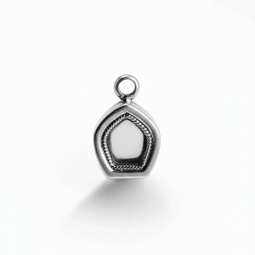 Handmade 99 Pure Silver Teardrop Ga’u Box Locket Pendant (without chain)