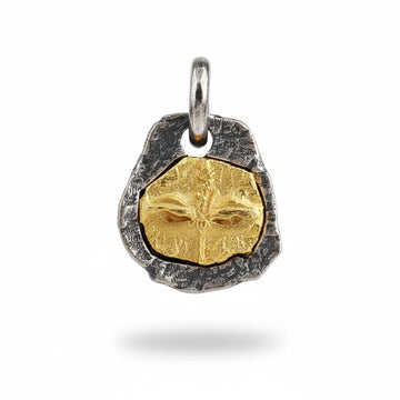 S925 Sterling Silver & Gold-Plated “Eyes of Wisdom” Pendant