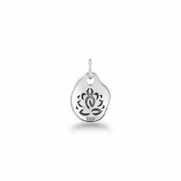 Six-Word Mantra Lotus Pendant