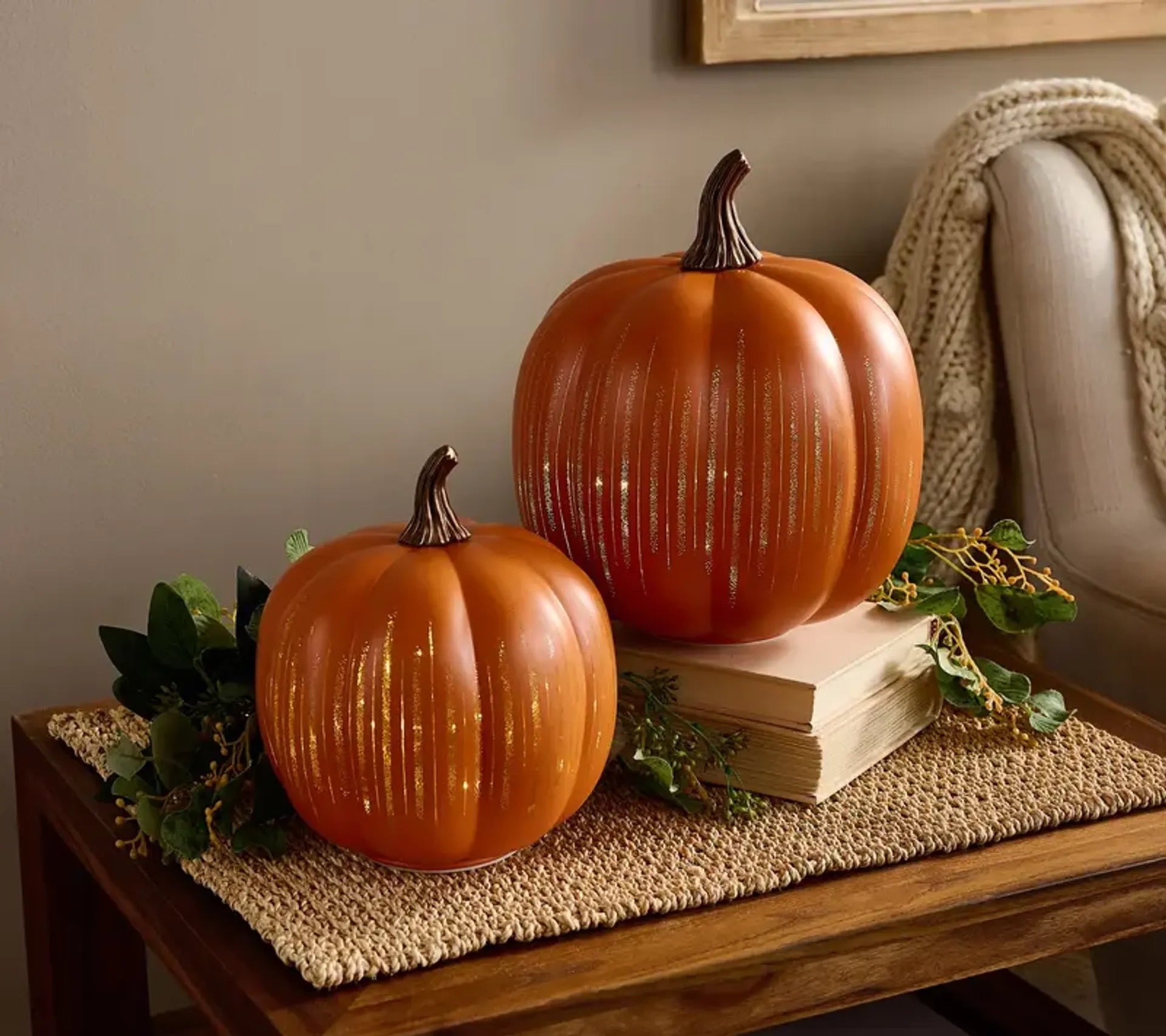 🔥2025 HOT SALE - 🎃✨ Illuminated Starry Night Glass Pumpkins (✨Same as in the video) - Alba Vaga