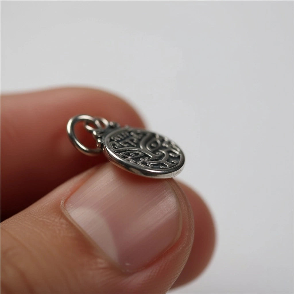 Sterling Silver Taotie Beast Charm