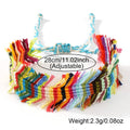 Bohemian Colorful Hand - Woven Bracelet – Summer Trend Minimal Style - Alba Vaga