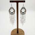 Bohemian Retro Tassel Earrings – Long Slim Ethnic Style Statement - Alba Vaga