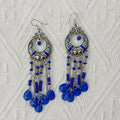 Bohemian Retro Tassel Earrings – Long Slim Ethnic Style Statement - Alba Vaga