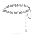 Bohemian Silver Butterfly Waist Chain – Retro Metal Belt for Skirts & Dresses - Alba Vaga