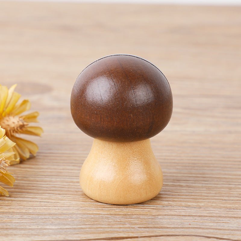 Candy - Colored Mushroom & Apple Wooden Message Clips – Cute Desk Photo Holders - Alba Vaga