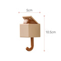Creative Wall Hook – Cute No - Drill Adhesive Hook for Keys, Coats & Accessories - Alba Vaga