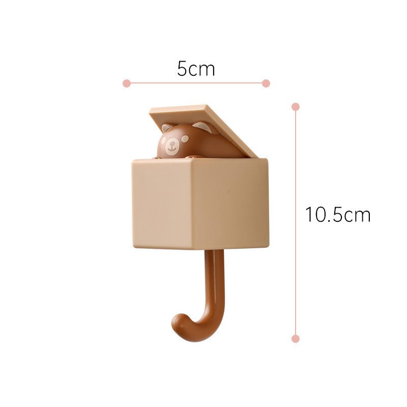 Creative Wall Hook – Cute No - Drill Adhesive Hook for Keys, Coats & Accessories - Alba Vaga