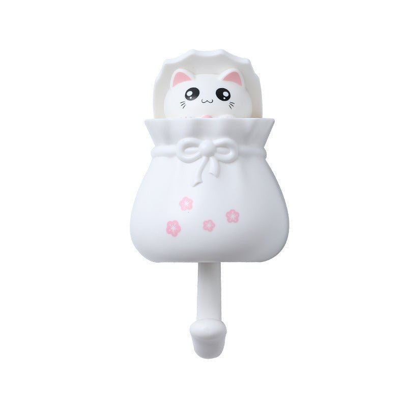 Creative Wall Hook – Cute No - Drill Adhesive Hook for Keys, Coats & Accessories - Alba Vaga