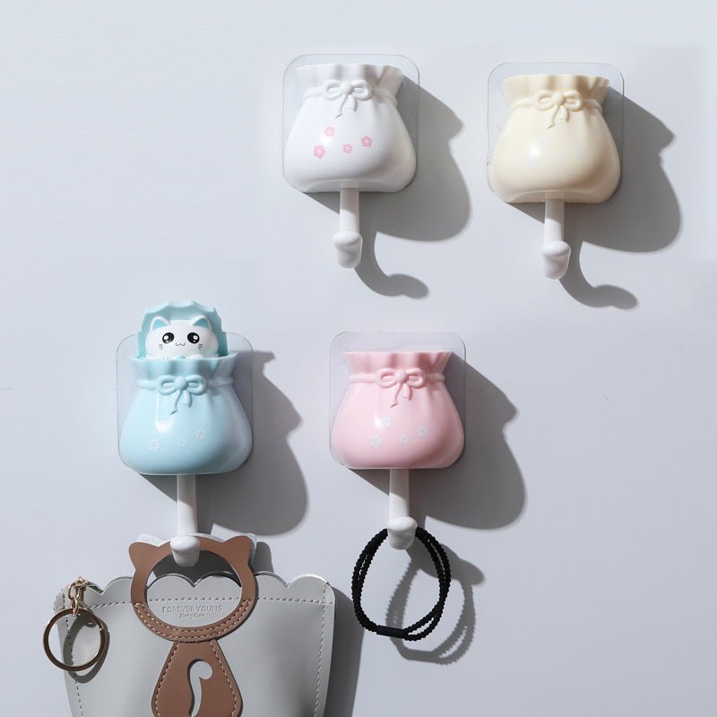 Creative Wall Hook – Cute No - Drill Adhesive Hook for Keys, Coats & Accessories - Alba Vaga
