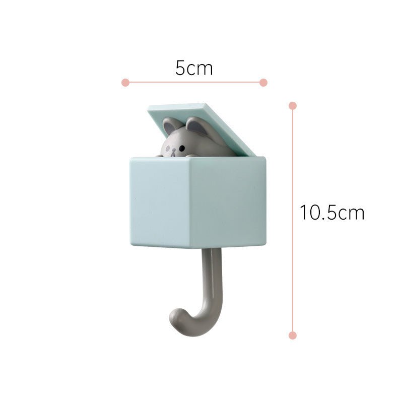Creative Wall Hook – Cute No - Drill Adhesive Hook for Keys, Coats & Accessories - Alba Vaga