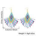 Exaggerated Tassel Earrings Ethnic - Inspired High - End Statement - Alba Vaga