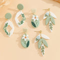 Handmade Floral Polymer Clay Earrings - Alba Vaga