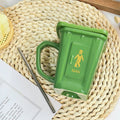 Hilarious Squat Toilet Mug – Quirky Ceramic Cup for Coffee, Tea & Gag Gifts - Alba Vaga